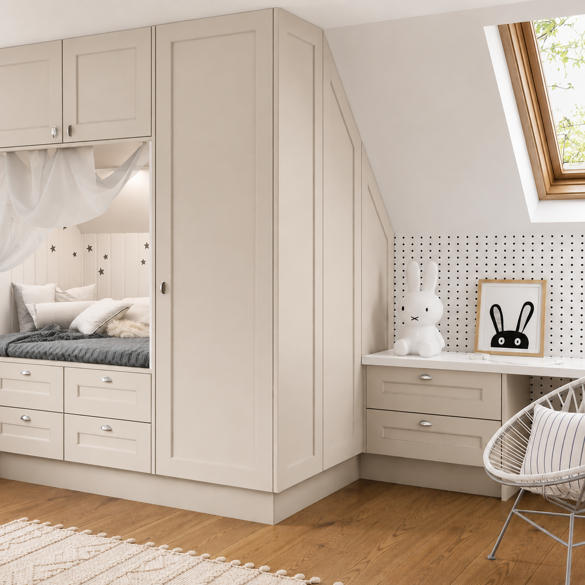Full Angled Door replacement cabinet door - alternate view