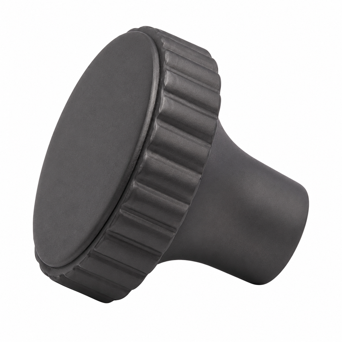 Riva Fluted Cabinet Knob in anthracite finish