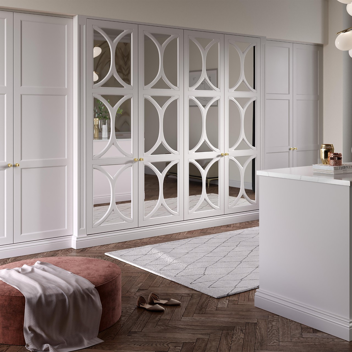 Cairo Door shown in a fitted interior setting
