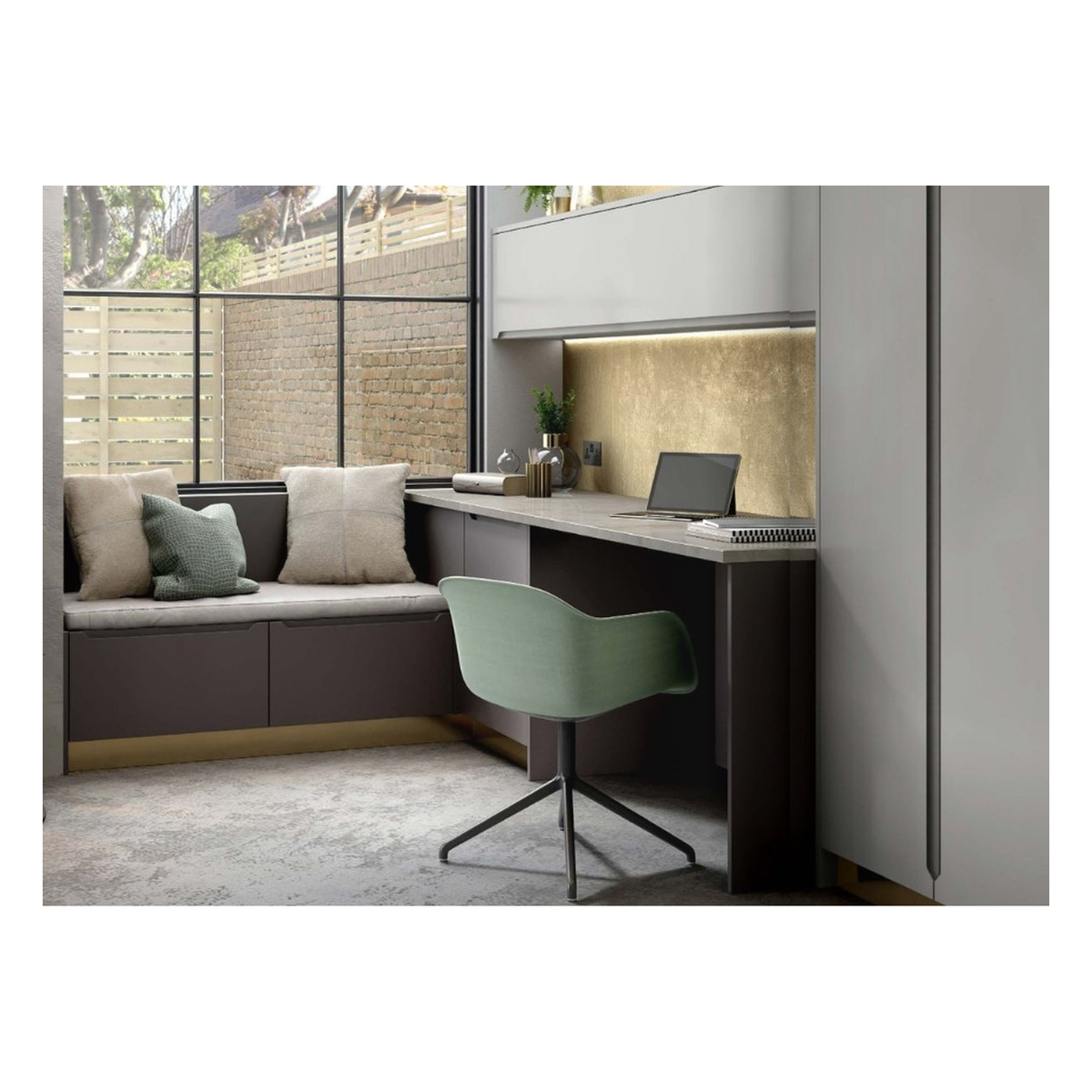 Estoril Door shown in a fitted kitchen setting